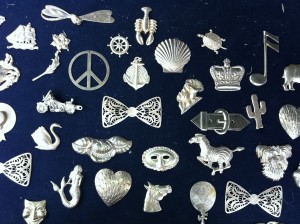 My own collection I selected for a unique escort card. I giggled at the thought of guests discovering what item they'd be paired with.