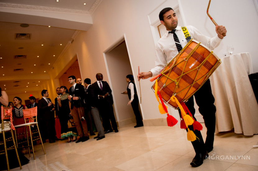 Dohl drummer, welcomed guests to the cocktail hour with his sick drum beats. A sure way to get the party started!