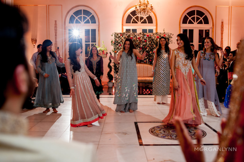The dance floor was filled with exotic designs and choreographed dances all night. The energy was high and full of love.