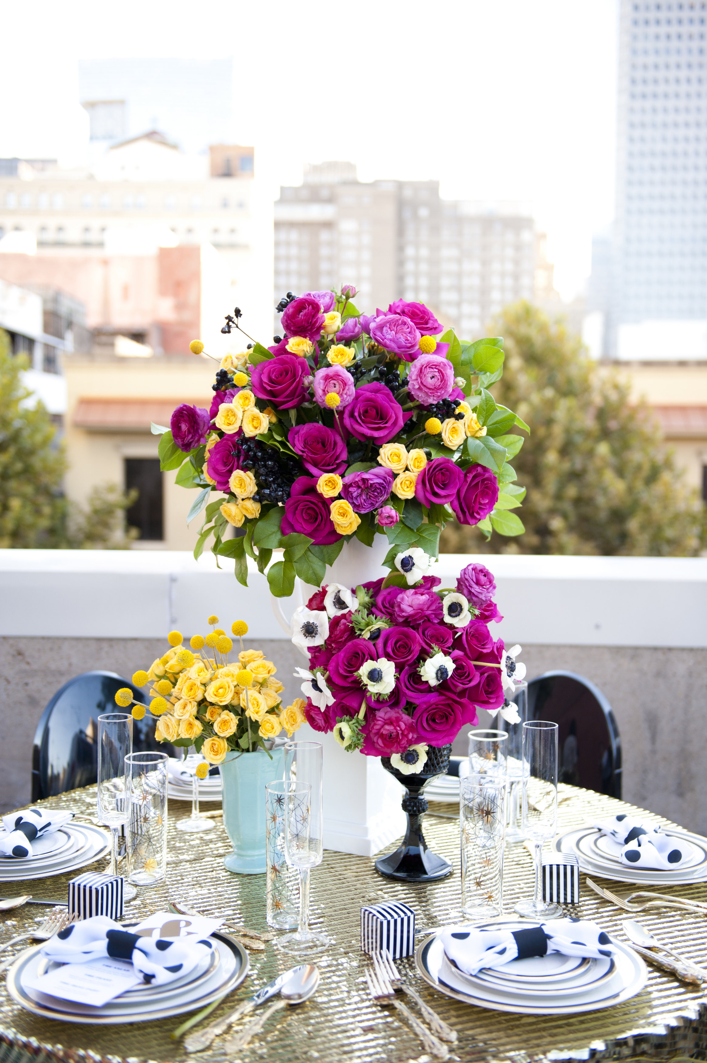 Florals by Tamara Menges Designs, Linens by Over the Top Linen, Rentals from Aztec Events and Tents