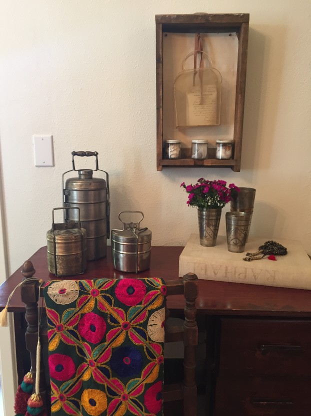Vibrant colors in the textiles and blankets created by Mela + Roam.